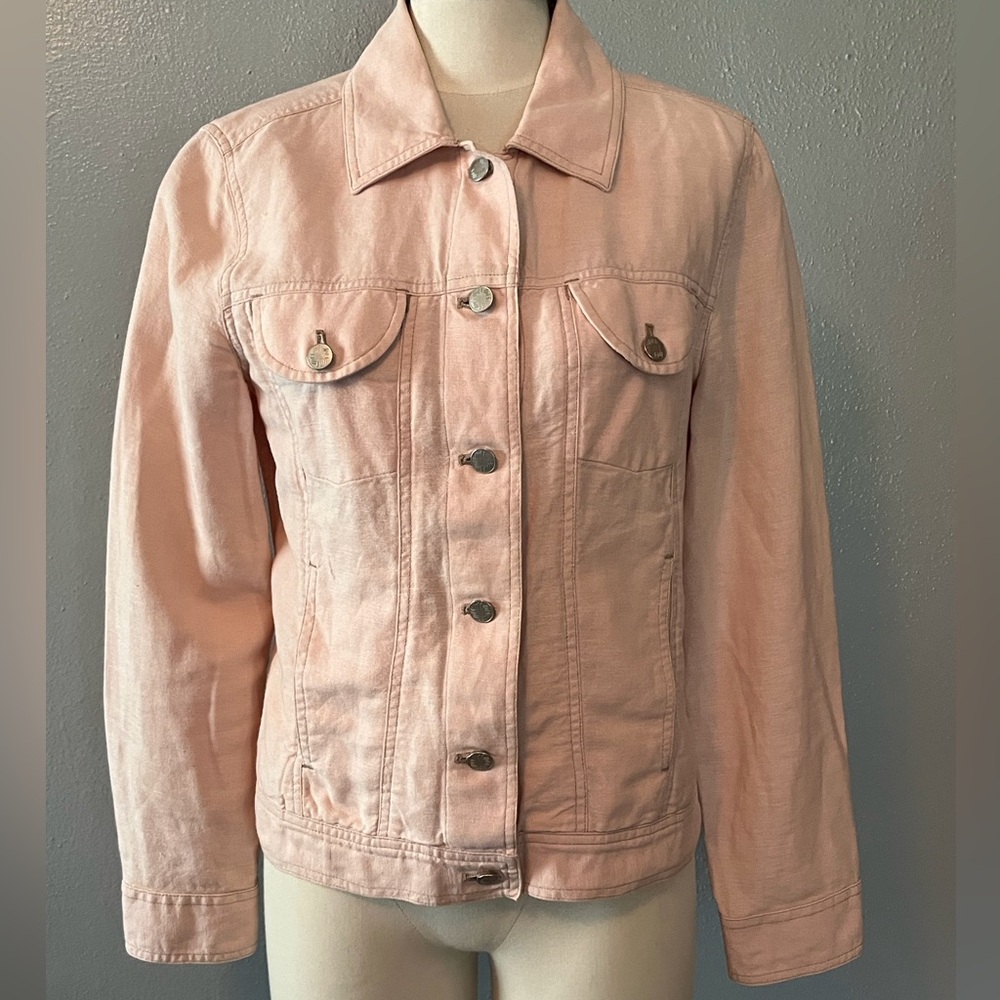 J Jill Linen jacket size Small